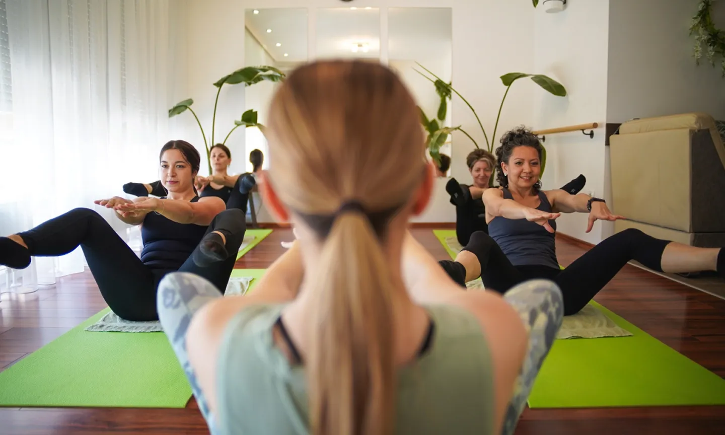 Pilates csoportos óra